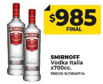 Supermayorista Vital Smirnoff vodka italia oferta