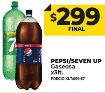 Supermayorista Vital Pepsi seven up gaseosa oferta