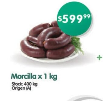 Supermercados Buenos Días Morcilla x 1kg oferta
