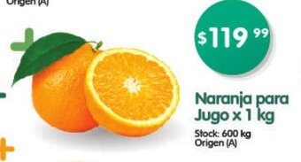 Supermercados Buenos Días Naranja Para Jugo x 1kg oferta