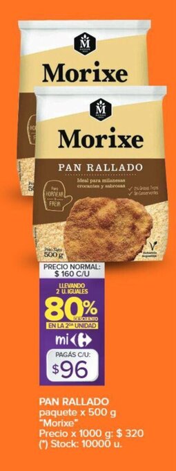 Carrefour Pan Rallado oferta