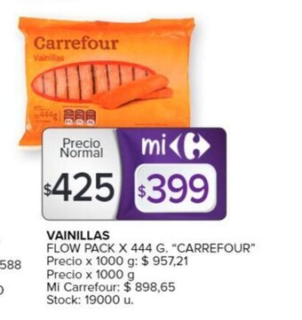 Carrefour Vainillas oferta