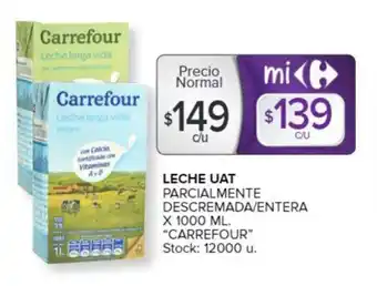 Carrefour Leche Uat oferta