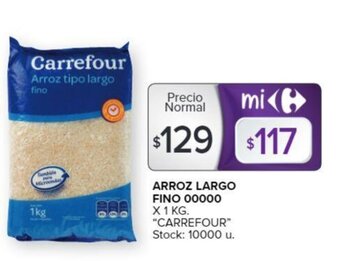 Carrefour Arroz Largo Fino 00000 oferta