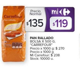 Carrefour Pan Rallado oferta