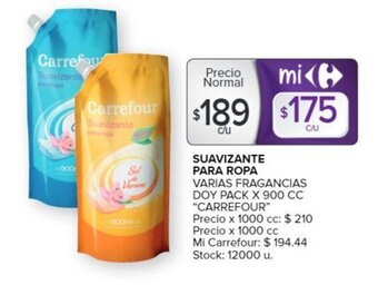 Carrefour Suavizante Para Ropa oferta
