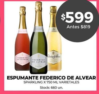 Espumante Federico De Alvear