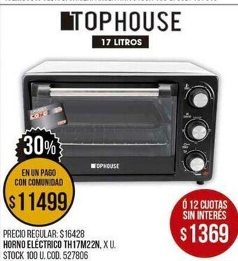 Coto Horno Eléctrico TH17M22N oferta