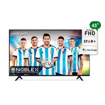 Tio Musa Smart tv noblex dk43x7100pi led 43'' full hd con android tv oferta