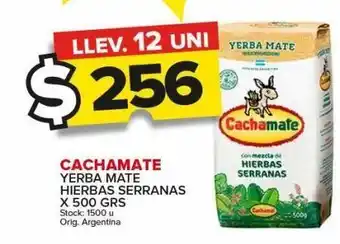 Carrefour Yerba mate cachamate x 500g oferta