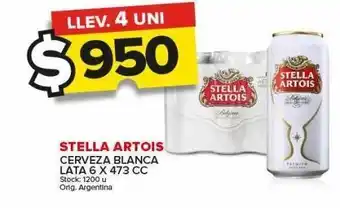 Carrefour Cerveza stella artois x 473cc oferta
