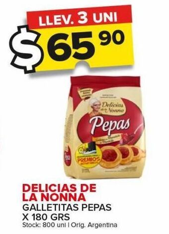 Carrefour Galletas delicia de la nonna x 180g oferta