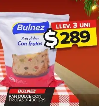 Carrefour Pan dulce bulnez x 400g oferta