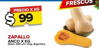 Carrefour Zapallo anco x kg oferta