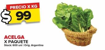Carrefour Acelga x paquete oferta