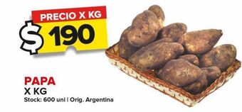 Carrefour Papa x kg oferta