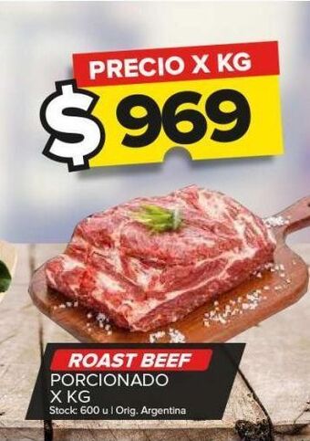 Carrefour Roast beef x kg oferta