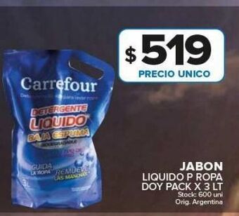 Carrefour Jabón líquido carrefour x 3l oferta