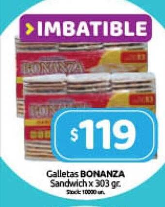 Cordiez Galletas bonanza sandwich oferta