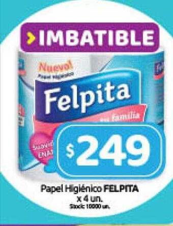 Cordiez Papel higiénico felpita oferta