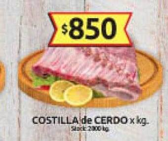 Cordiez Costilla de cerdo oferta