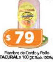 Cordiez Fiambre de cerdo y pollo tacural oferta
