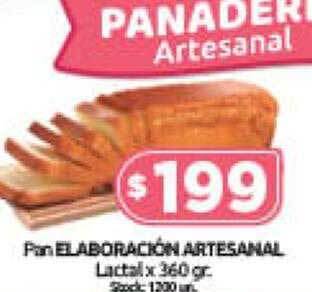 Cordiez Pan elaboración artesanal lactal oferta