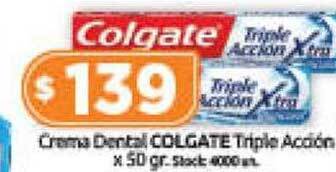 Cordiez Crema dental colgate triple acción oferta