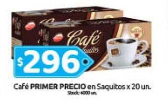 Cordiez Café primer precio en saquitos oferta