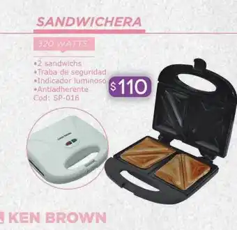 Cuotas del Sur Sandwichera ken brown oferta