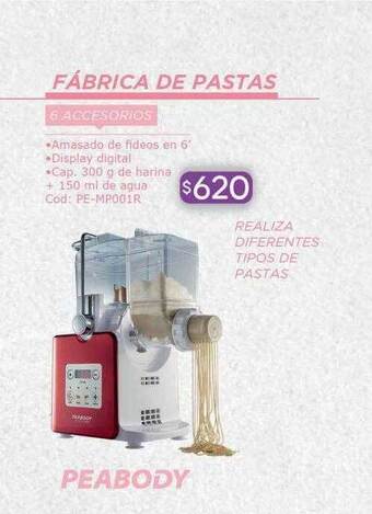 Cuotas del Sur Fábrica de pastas peabody oferta
