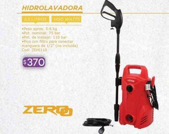 Cuotas del Sur Hidrolavadora zeroo oferta