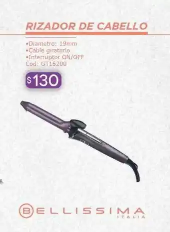 Rizador de cabello bellissima