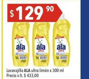 Hergo Lavavajilla ala ultra limón oferta