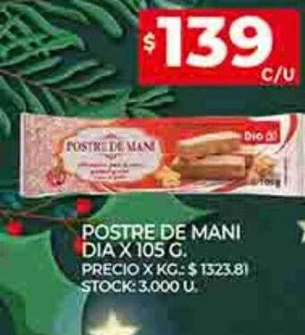 Supermercados DIA Postre de mani dia oferta