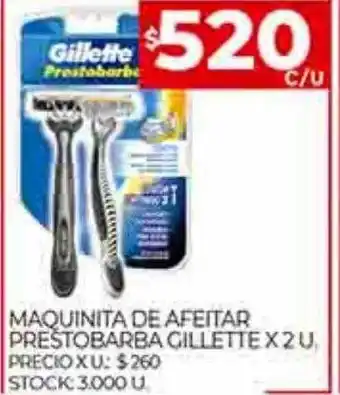 Supermercados DIA Maquinita de afeitar prestobarba gillette oferta