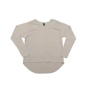 Coto Remera mujer manga larga lisa beige talle l oferta
