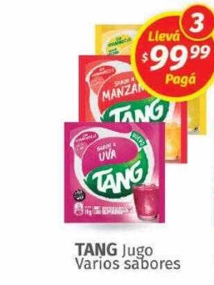Arcoiris Supermercados Tang jugo varios sabores oferta