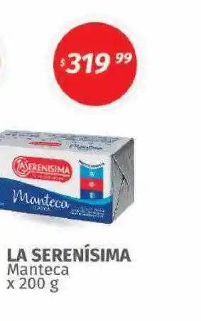 Arcoiris Supermercados La serenísima manteca oferta