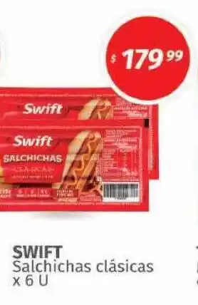 Arcoiris Supermercados Swift salchichas clásicas x 6 oferta