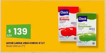 Punto Mayorista Leche larga vida check oferta