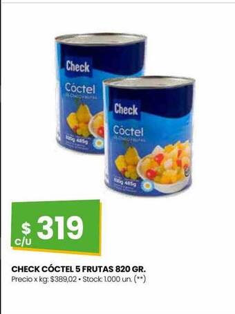 Punto Mayorista Check cóctel 5 frutas oferta
