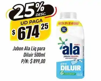 Supermercados Comodin Jabon ala liq para diluir oferta