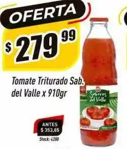 Supermercados Comodin Tomate triturado sab del valle oferta