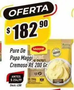 Supermercados Comodin Pure de papa maggi cremoso oferta