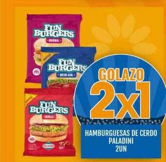 Supermercados Todo Hamburguesas de cerdo paladini oferta