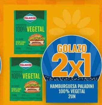 Supermercados Todo Hamburguesa paladini 100% vegetal oferta