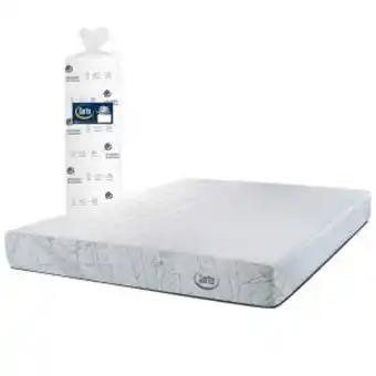 Sommier Center Colchón espuma serta benton 2 plazas y media (160x200) oferta