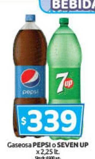 Cordiez Gaseosa pepsi o seven up oferta
