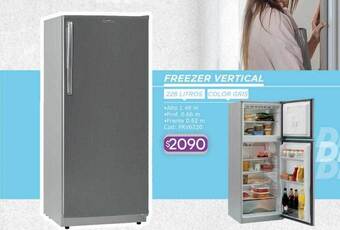 Cuotas del Sur Freezer vertical oferta